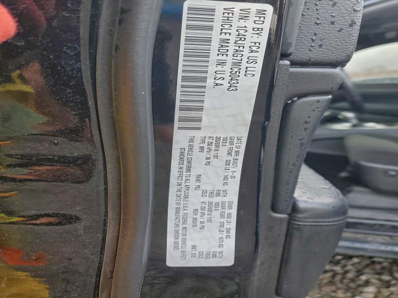 Продажа на аукционе авто 2021 Jeep Grand Cherokee, vin: 1C4RJFAG7MC504343, номер лота: 98073755