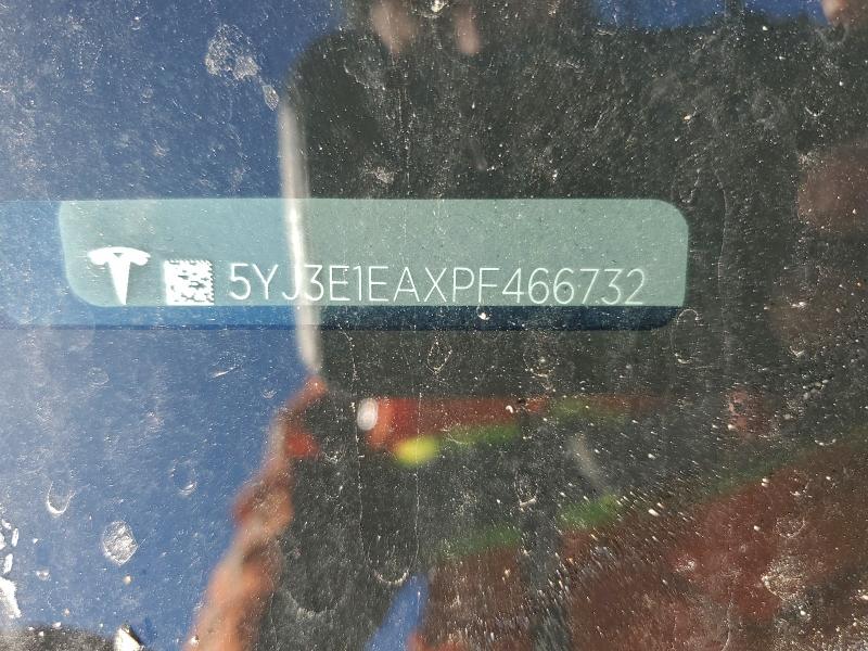 95499335 :رقم المزاد ، 5YJ3E1EAXPF466732 vin ، 2023 Tesla Model 3 مزاد بيع