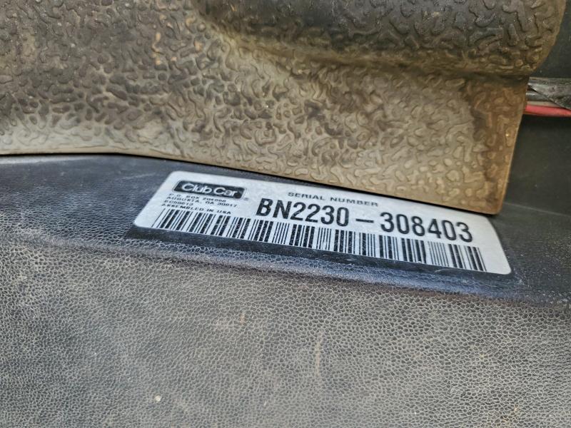 95030785 :رقم المزاد ، BN2230308403 vin ، 2020 Club Car Tempo Fla مزاد بيع