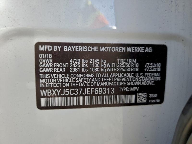 Aukcja sprzedaży 2018 Bmw X2, vin: WBXYJ5C37JEF69313, numer aukcji: 94795945