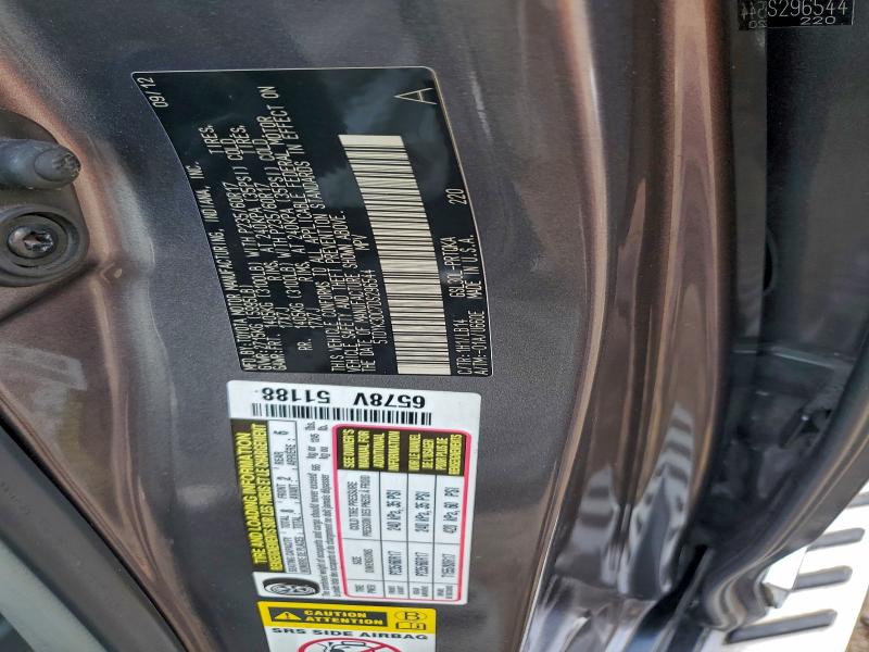 2013 Toyota Sienna Xle მანქანა იყიდება აუქციონზე, vin: 5TDYK3DC7DS296544, აუქციონის ნომერი: 99018755