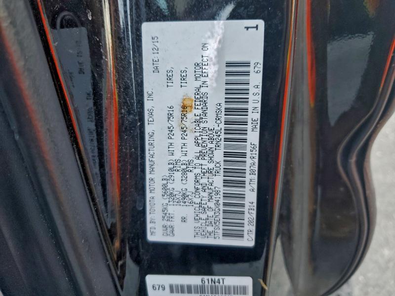 2016 Toyota Tacoma მანქანა იყიდება აუქციონზე, vin: 5TFSX5EN3GX041987, აუქციონის ნომერი: 97331355