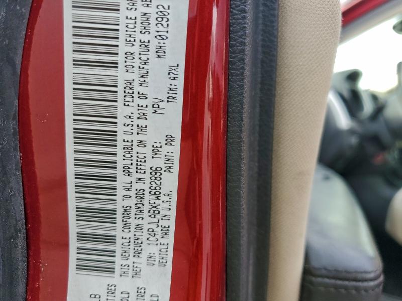 Auction sale of the 2015 Jeep Cherokee, vin: 1C4PJLABXFW662896, lot number: 97501215