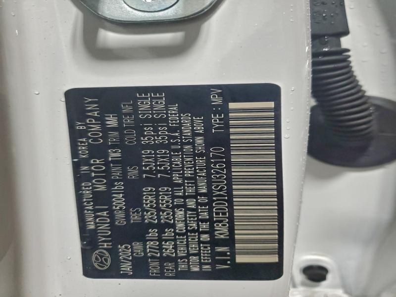 Продаж на аукціоні авто 2025 Hyundai Tucson, vin: KM8JEDD1XSU326170, номер лоту: 94468955