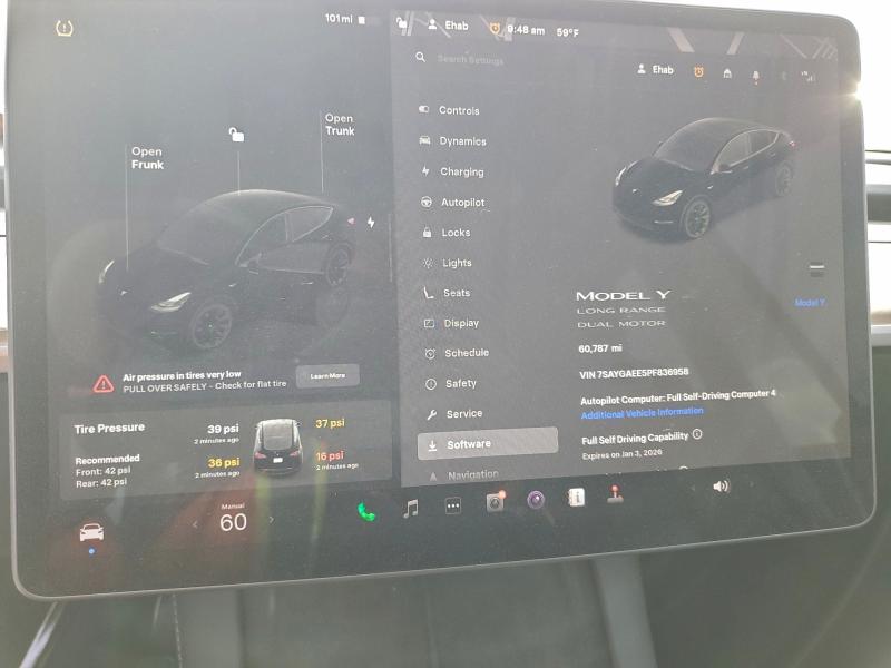 Продажа на аукционе авто 2023 Tesla Model Y, vin: 7SAYGAEE5PF836958, номер лота: 94349505