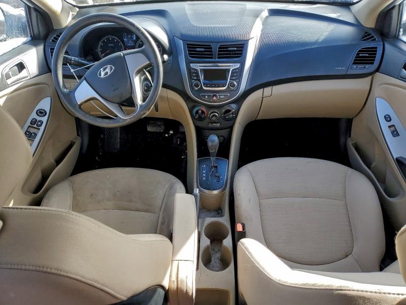 96031225 :رقم المزاد ، KMHCT4AE4FU905487 vin ، 2015 Hyundai Accent مزاد بيع