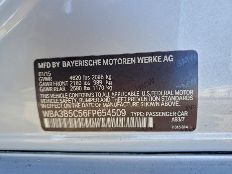 Продаж на аукціоні авто 2015 Bmw 328, vin: WBA3B5C56FP654509, номер лоту: 97815355