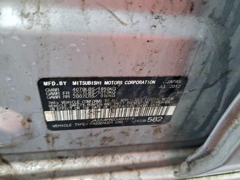 Продаж на аукціоні авто 2013 Mitsubishi Lancer, vin: JA32U8FW2DU004619, номер лоту: 96840815