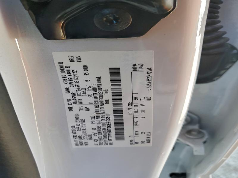 Aukcja sprzedaży 2019 Ford F250, vin: 1FT7W2BT6KEE65517, numer aukcji: 95732065