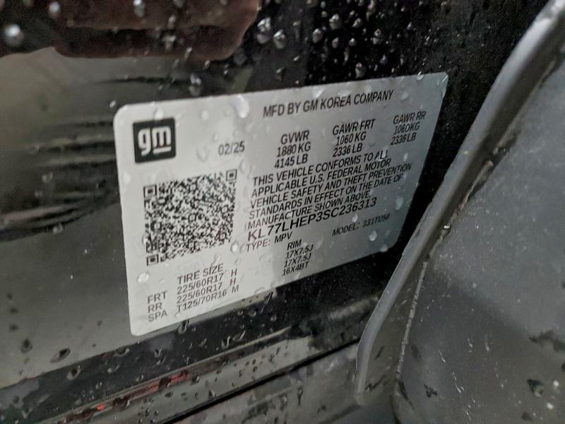 Продажа на аукционе авто 2025 Chevrolet Trax 1lt, vin: KL77LHEP3SC236313, номер лота: 94723145