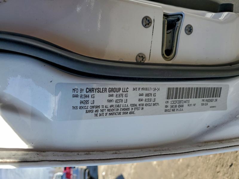 Продаж на аукціоні авто 2015 Dodge Dart, vin: 1C3CDFCB3FD144715, номер лоту: 96801225
