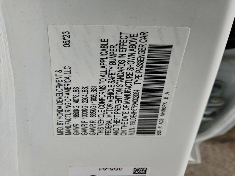 Продажа на аукционе авто 2024 Acura Integra, vin: 19UDE4H67RA002064, номер лота: 93762065