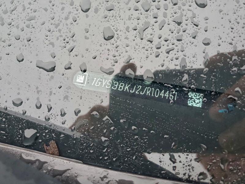 2018 Cadillac Escalade L მანქანა იყიდება აუქციონზე, vin: 1GYS3BKJ2JR104451, აუქციონის ნომერი: 95826265