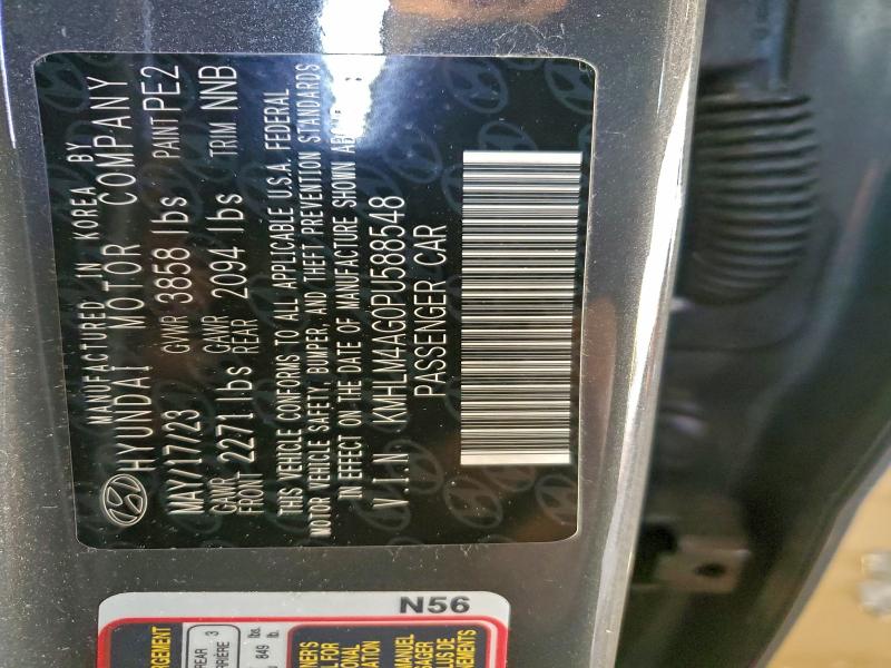 97789965 :رقم المزاد ، KMHLM4AG0PU588548 vin ، 2023 Hyundai Elantra مزاد بيع