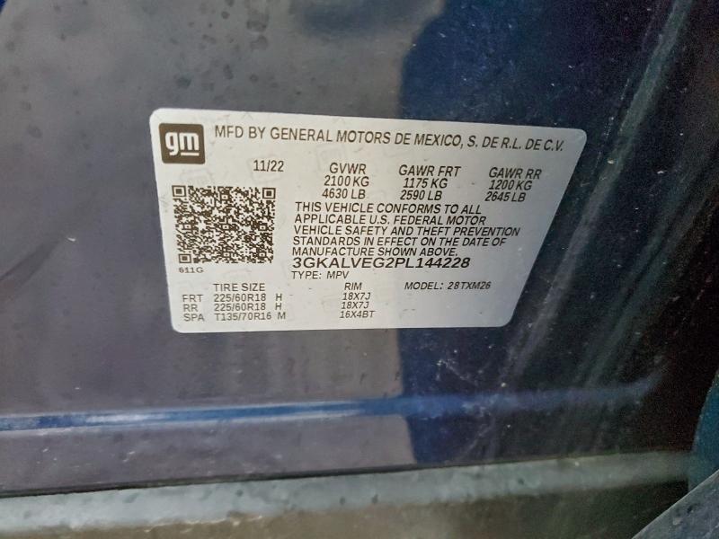 Продажа на аукционе авто 2023 Gmc Terrain, vin: 3GKALVEG2PL144228, номер лота: 96586745