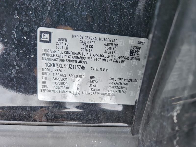 Продажа на аукционе авто 2018 Gmc Acadia, vin: 1GKKNXLS1JZ116745, номер лота: 96219995