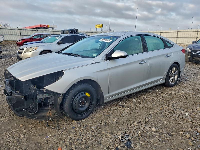 2018 Hyundai Sonata Spo მანქანა იყიდება აუქციონზე, vin: 5NPE34AF4JH695773, აუქციონის ნომერი: 98148705