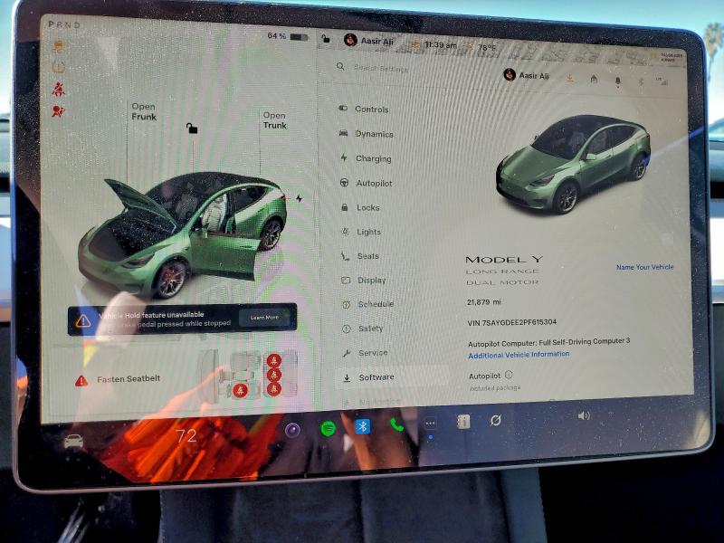 2023 Tesla Model Y მანქანა იყიდება აუქციონზე, vin: 7SAYGDEE2PF615304, აუქციონის ნომერი: 94728175