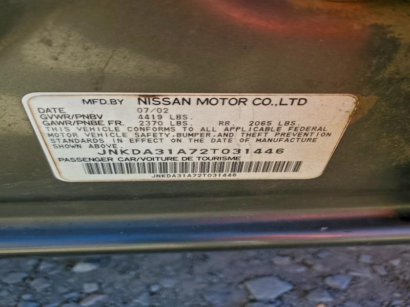 Продаж на аукціоні авто 2002 Infiniti I35, vin: JNKDA31A72T031446, номер лоту: 96274535