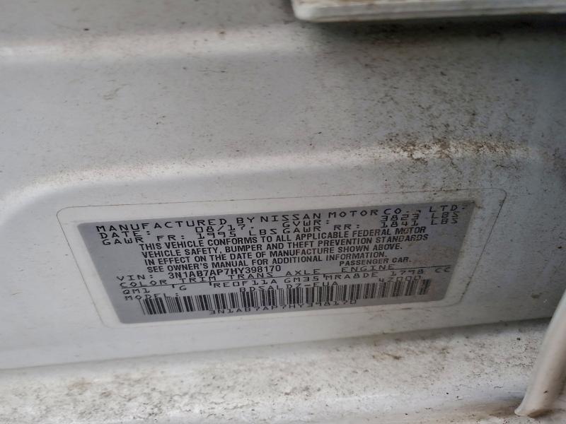 Aukcja sprzedaży 2017 Nissan Sentra S, vin: 3N1AB7AP7HY398170, numer aukcji: 97196585