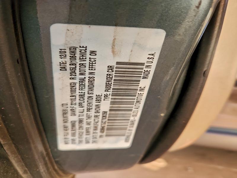 Продажа на аукционе авто 2002 Subaru Legacy, vin: 4S3BH675X27636358, номер лота: 95707615