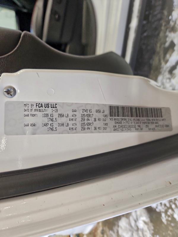 Aukcja sprzedaży 2019 Dodge Grand Caravan, vin: 2C4RDGEG1KR632122, numer aukcji: 95962285