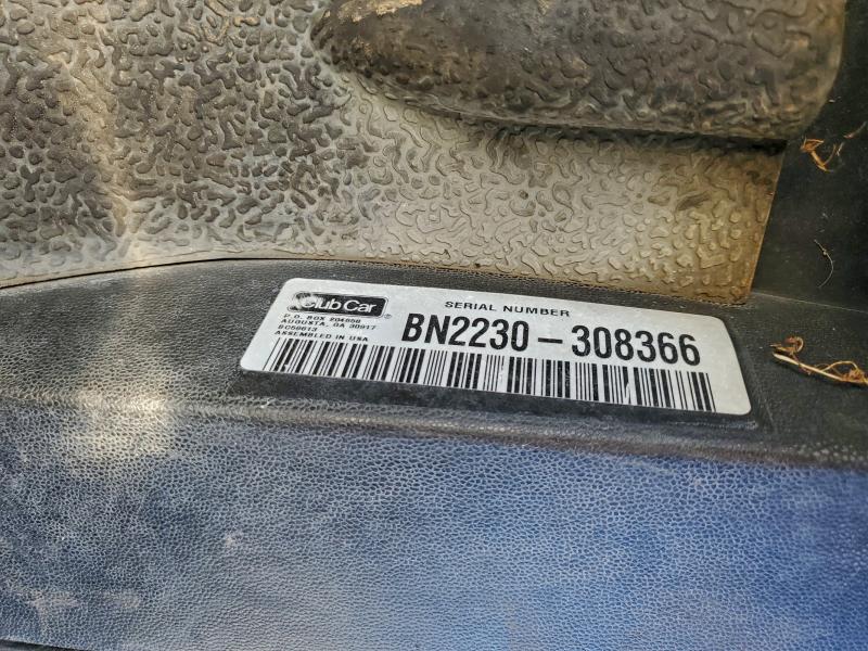 95036195 :رقم المزاد ، BN2230308366 vin ، 2022 Club Car Tempo Fla مزاد بيع