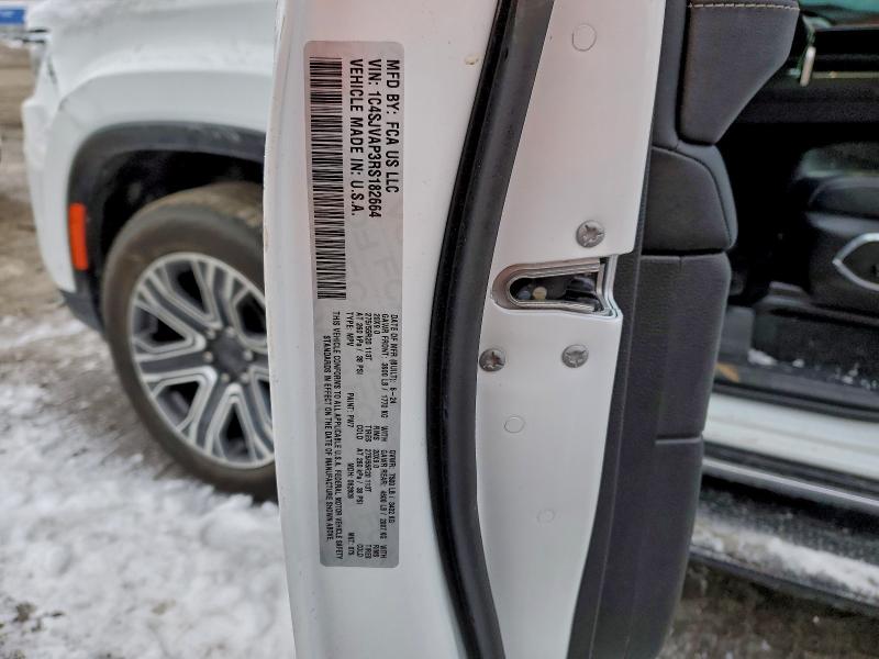 94920285 :رقم المزاد ، 1C4SJVAP3RS182664 vin ، 2024 Jeep Wagoneer مزاد بيع