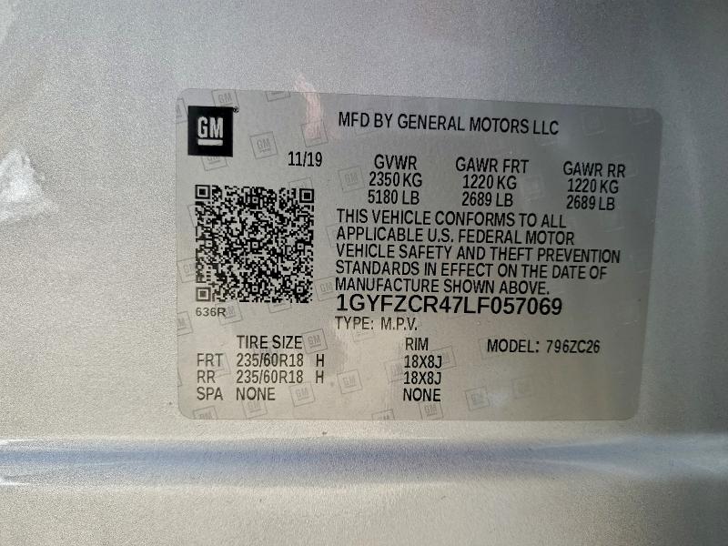 Продаж на аукціоні авто 2020 Cadillac Xt4 Premiu, vin: 1GYFZCR47LF057069, номер лоту: 73921545
