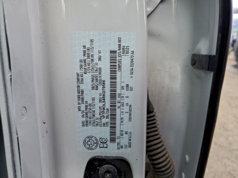 Aukcja sprzedaży 2024 Ford F150, vin: 1FTFW3L54RKD79586, numer aukcji: 95900545