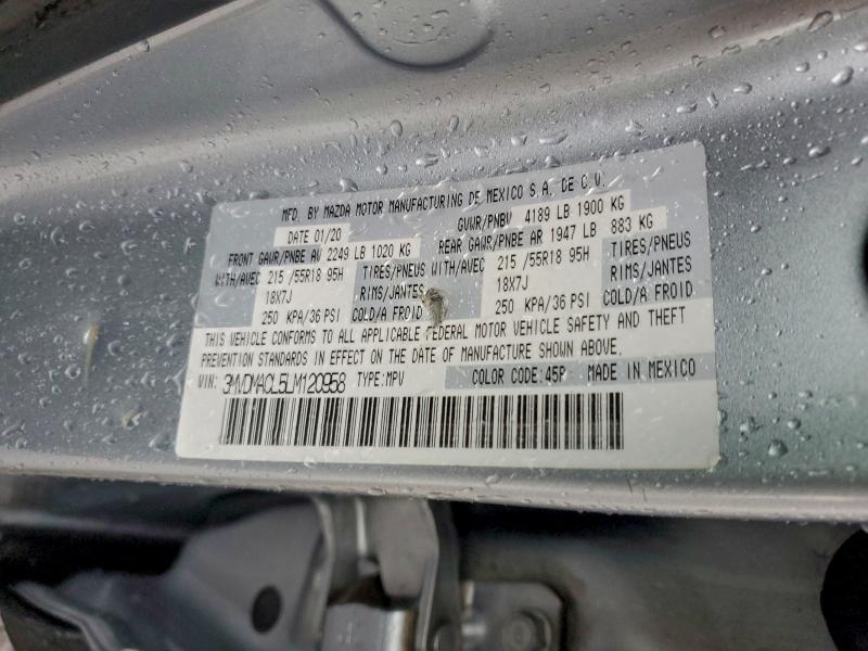 Продаж на аукціоні авто 2020 Mazda Cx-30, vin: 3MVDMACL5LM120958, номер лоту: 95537435