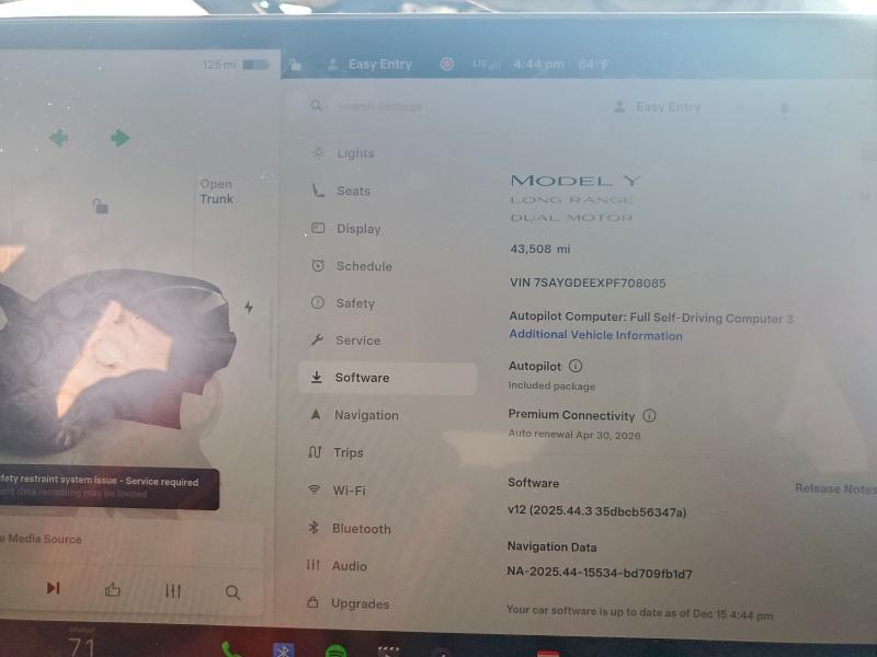 Продаж на аукціоні авто 2023 Tesla Model Y, vin: 7SAYGDEEXPF708085, номер лоту: 97000975