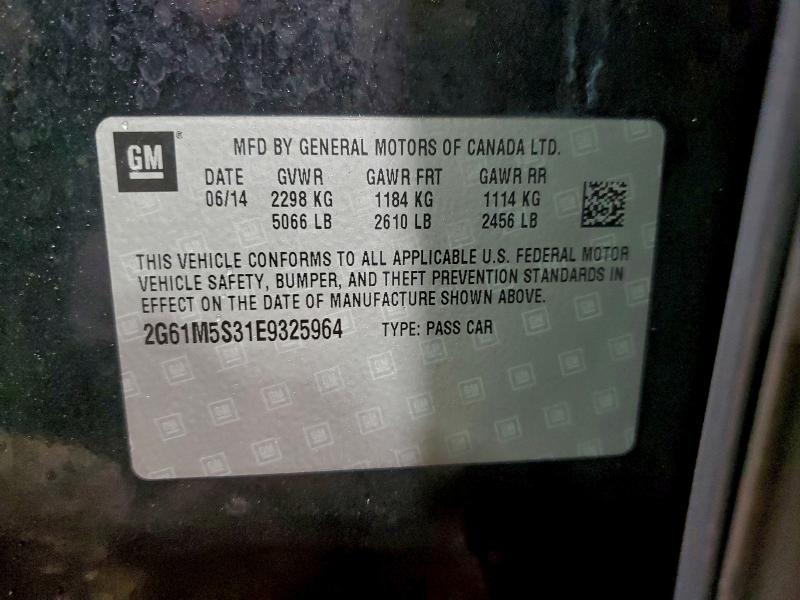 Продажа на аукционе авто 2014 Cadillac Xts, vin: 2G61M5S31E9325964, номер лота: 96268275