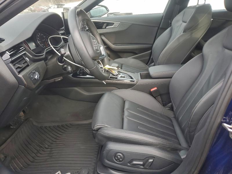 2024 Audi A4 Premium მანქანა იყიდება აუქციონზე, vin: WAUDAAF40RN002715, აუქციონის ნომერი: 96535385