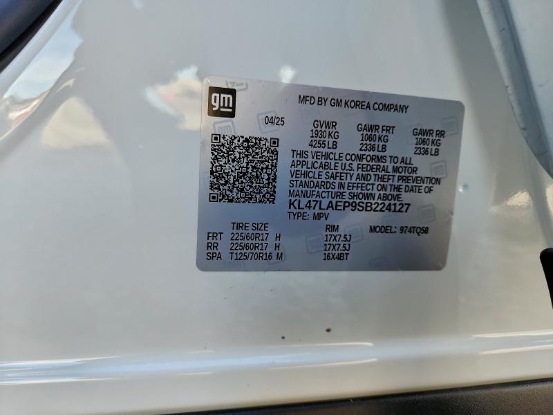 Aukcja sprzedaży 2025 Buick Envista, vin: KL47LAEP9SB224127, numer aukcji: 97748995