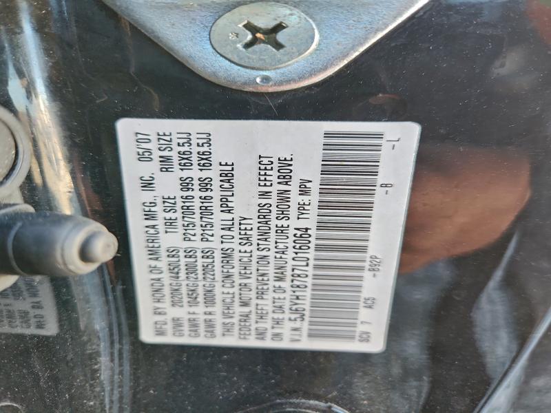 Продаж на аукціоні авто 2007 Honda Element Ex, vin: 5J6YH18787L016064, номер лоту: 99257505