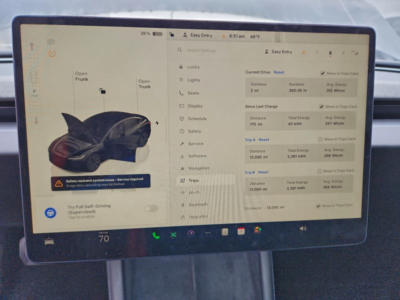 Продажа на аукционе авто 2024 Tesla Model 3, vin: 5YJ3E1EB4RF766777, номер лота: 95853985