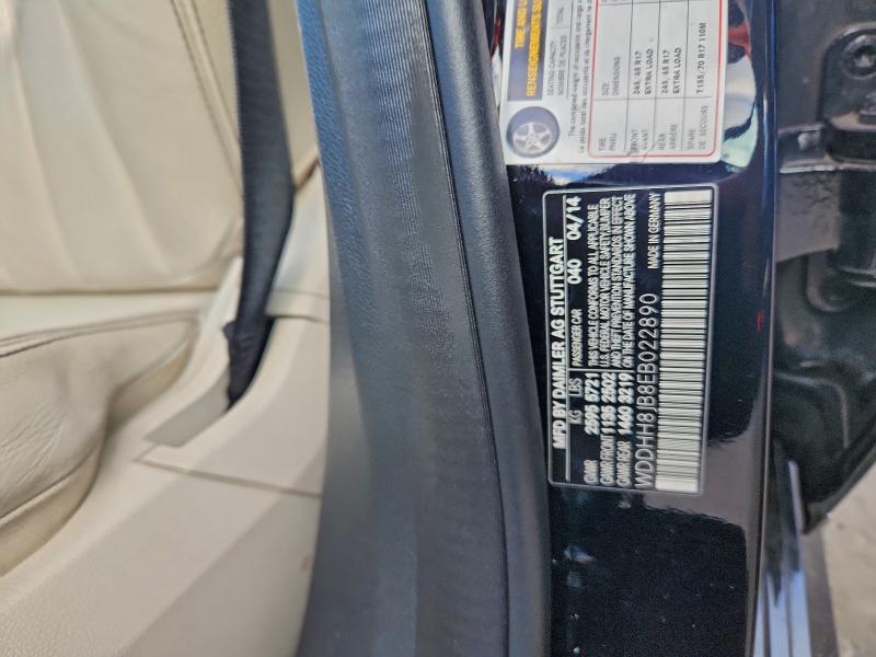 97176515 :رقم المزاد ، WDDHH8JB8EB022890 vin ، 2014 Mercedes-benz E مزاد بيع