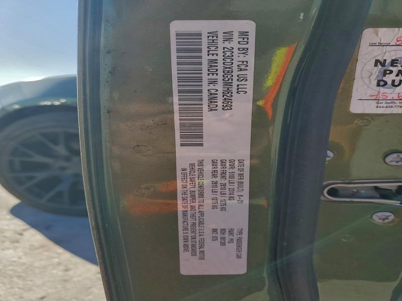 Продаж на аукціоні авто 2021 Dodge Charger, vin: 2C3CDXBG5MH624693, номер лоту: 95478325