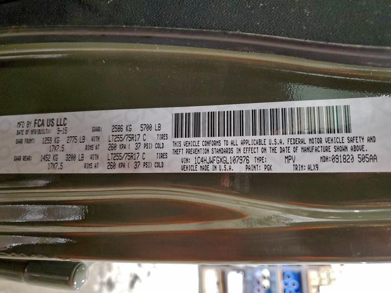 Продаж на аукціоні авто 2016 Jeep Wrangler U, vin: 1C4HJWFGXGL107976, номер лоту: 97318905