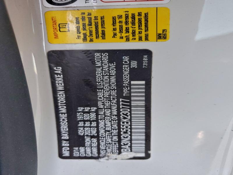 Aukcja sprzedaży 2014 Bmw 428, vin: WBA3N3C55EK230777, numer aukcji: 97640715