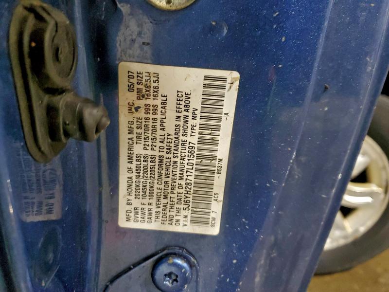 Продаж на аукціоні авто 2007 Honda Element Ex, vin: 5J6YH28717L015697, номер лоту: 98442215