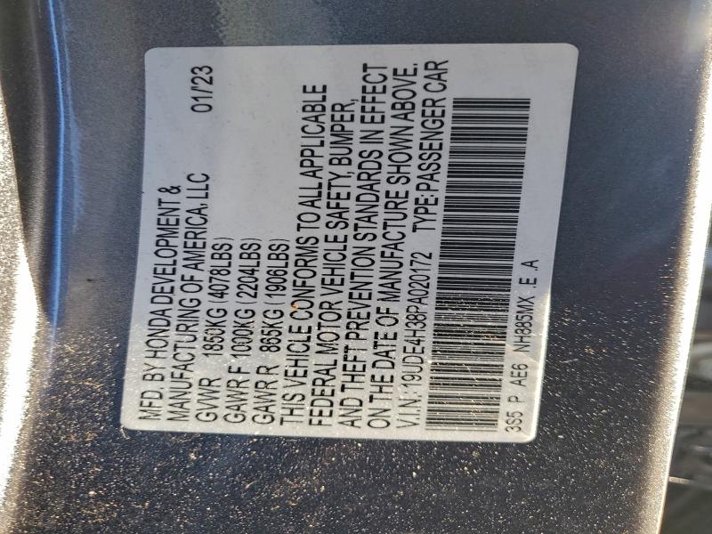 Aukcja sprzedaży 2023 Acura Integra, vin: 19UDE4H38PA020172, numer aukcji: 95847255