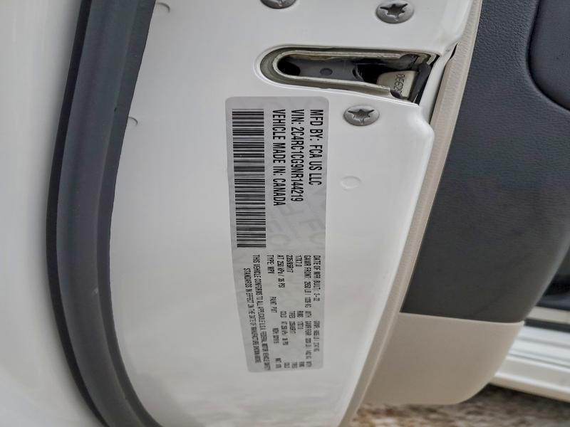 Продажа на аукционе авто 2022 Chrysler Voyager, vin: 2C4RC1CG9NR144219, номер лота: 95910365