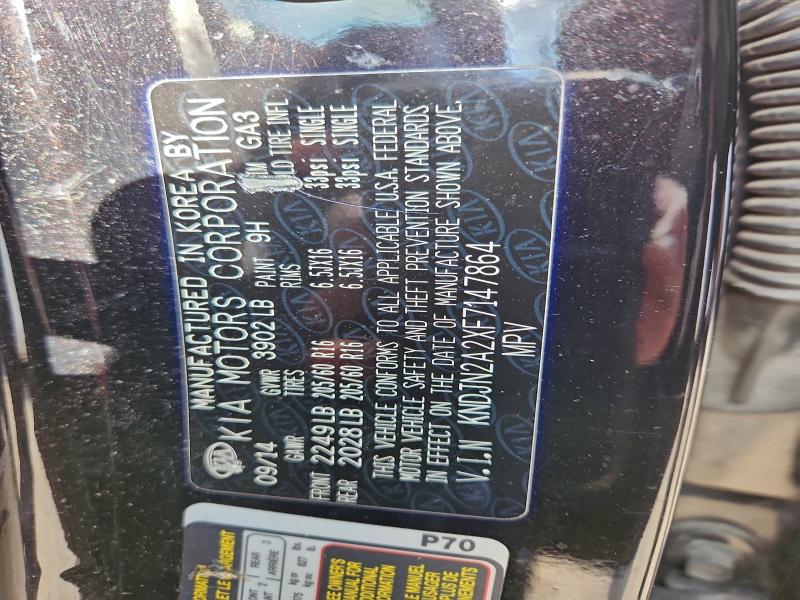 Aukcja sprzedaży 2015 Kia Soul, vin: KNDJN2A2XF7147864, numer aukcji: 94577985
