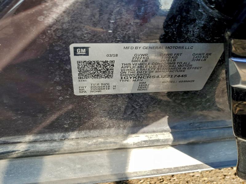 Продаж на аукціоні авто 2018 Cadillac Xt5 Luxury, vin: 1GYKNCRS4JZ217445, номер лоту: 96145515