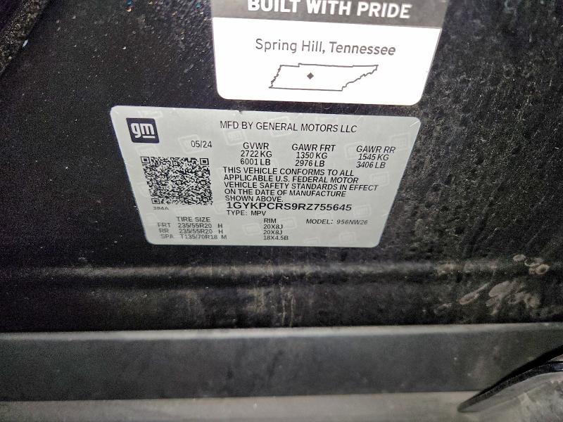 Продаж на аукціоні авто 2024 Cadillac Xt6 Premiu, vin: 1GYKPCRS9RZ755645, номер лоту: 96014545