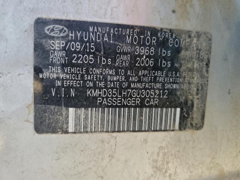 Продаж на аукціоні авто 2016 Hyundai Elantra Gt, vin: KMHD35LH7GU305212, номер лоту: 97384365
