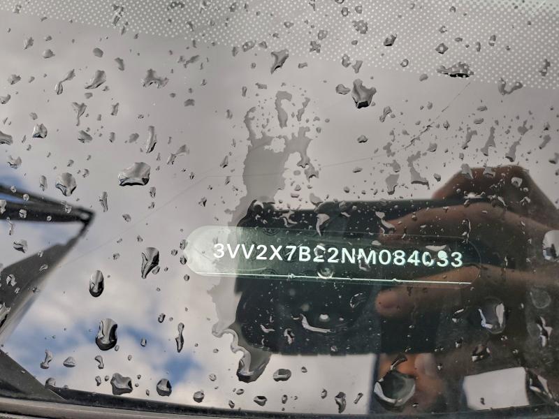 Aukcja sprzedaży 2022 Volkswagen Taos, vin: 3VV2X7B22NM084033, numer aukcji: 97373795