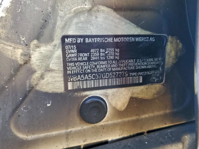 Продажа на аукционе авто 2016 Bmw 528 I, vin: WBA5A5C57GD527279, номер лота: 96182775